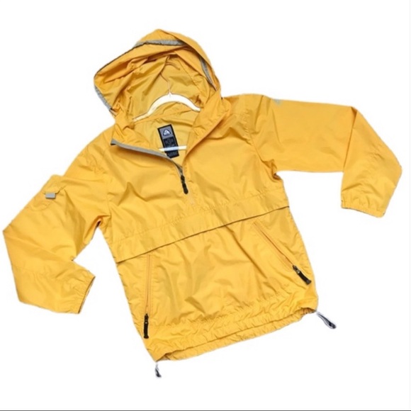 NIKE ACG3 Yellow Outer Layer Pocketed Rain Jacket - Picture 1 of 9